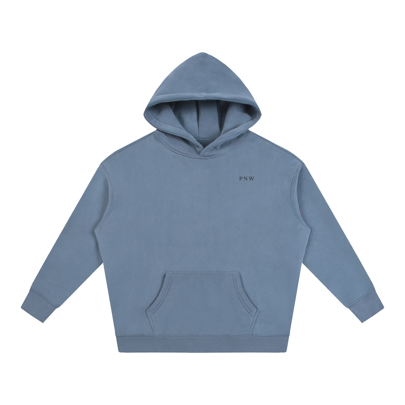 Overcast Coastline Hoodie — Vintage PNW Heavyweight Pullover