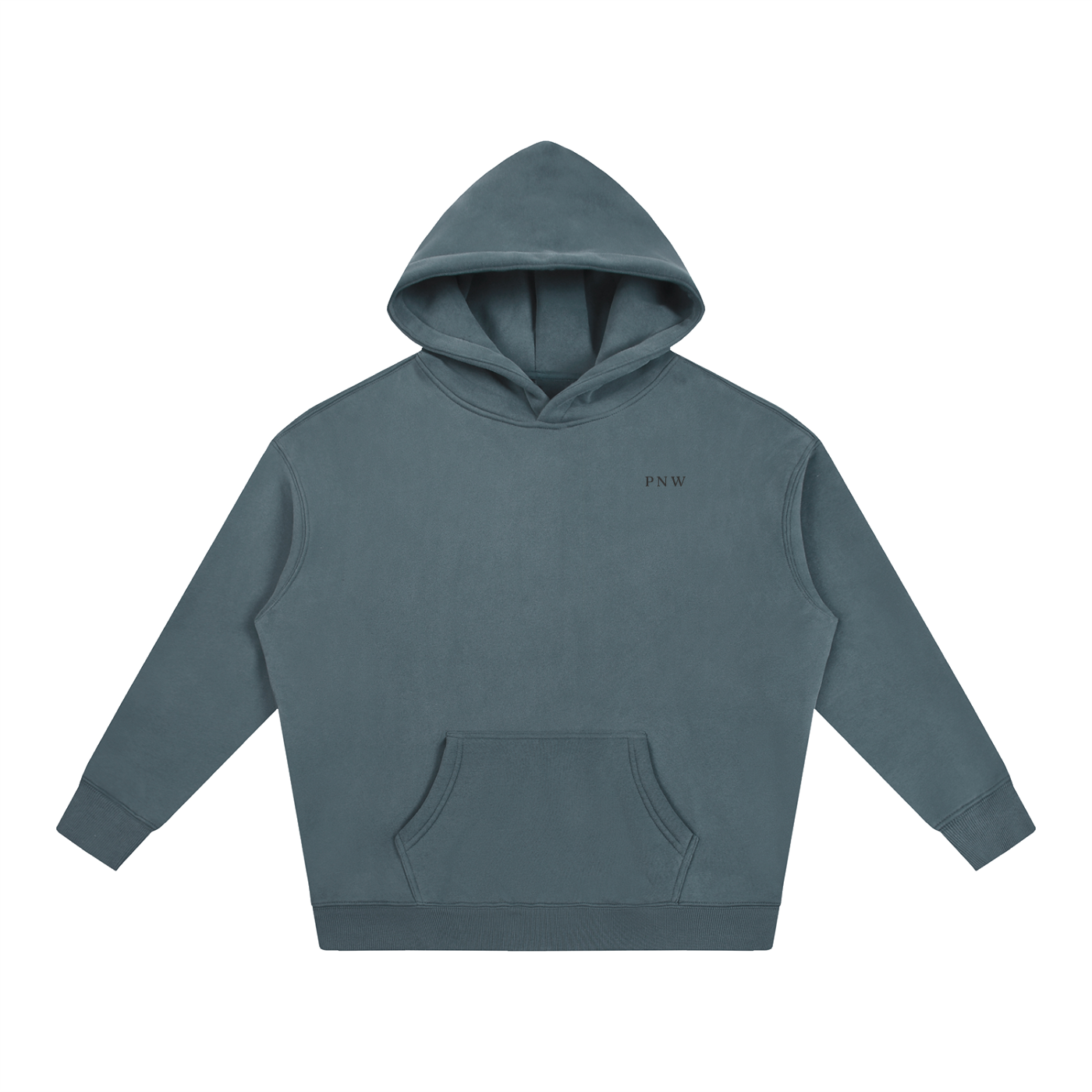Overcast Coastline Hoodie — Vintage PNW Heavyweight Pullover