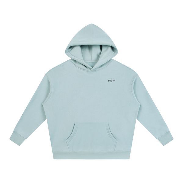Overcast Coastline Hoodie — Vintage PNW Heavyweight Pullover