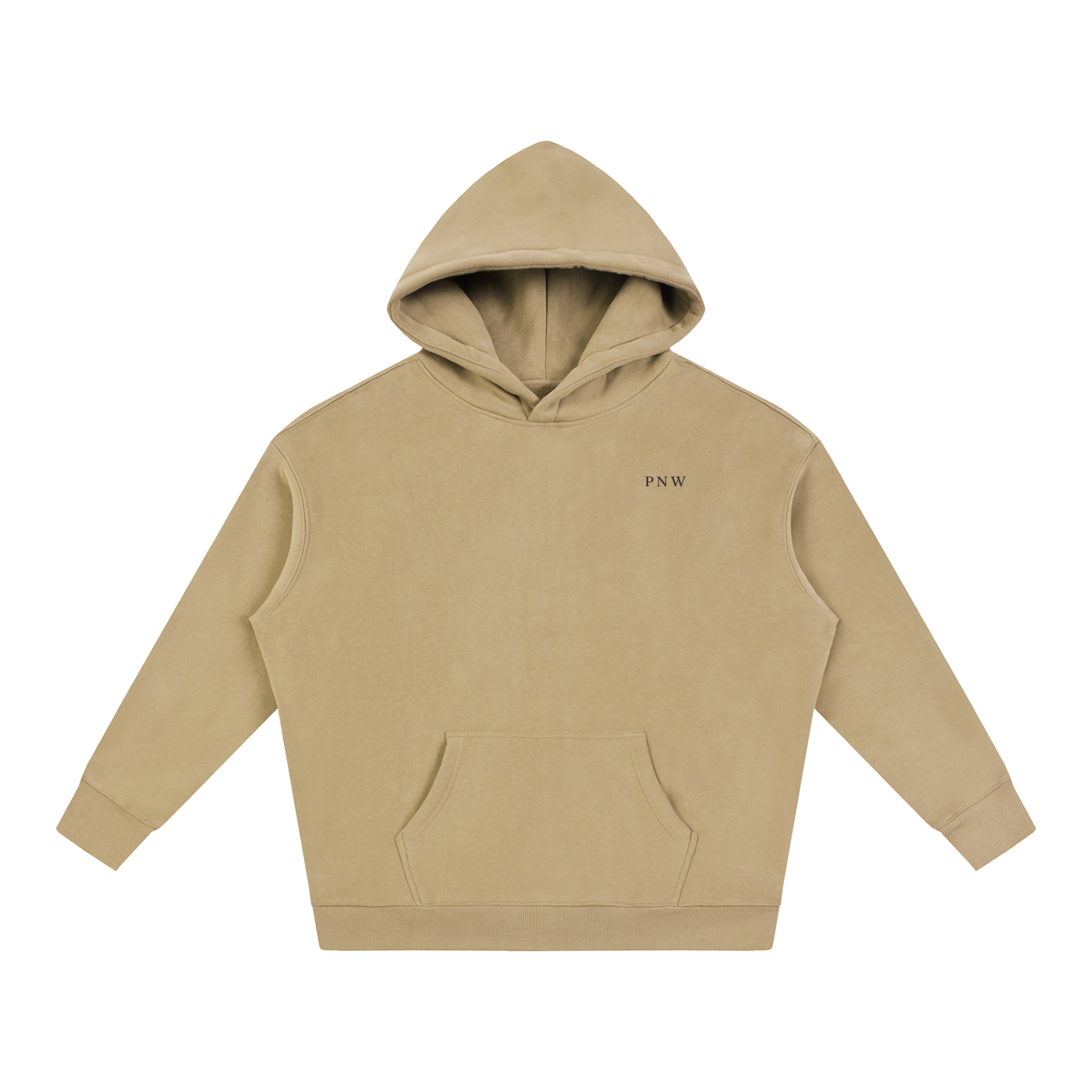 Overcast Coastline Hoodie — Vintage PNW Heavyweight Pullover