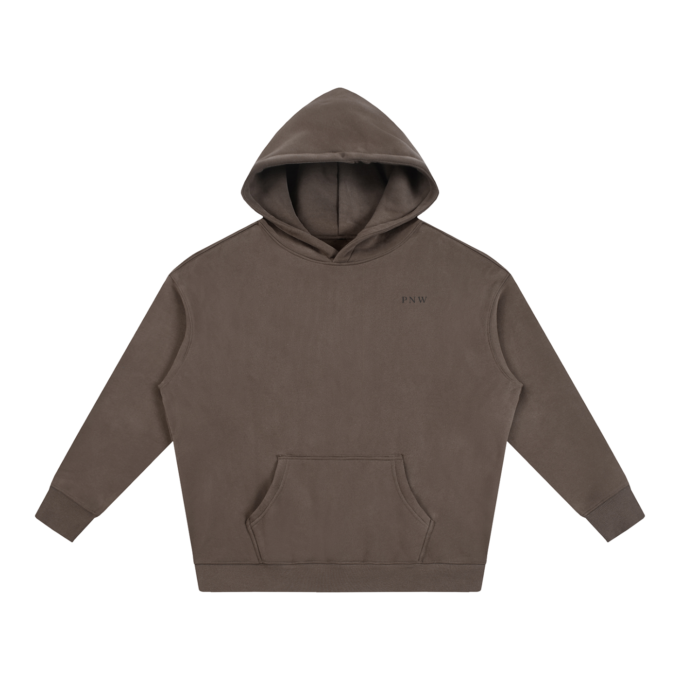 Overcast Coastline Hoodie — Vintage PNW Heavyweight Pullover