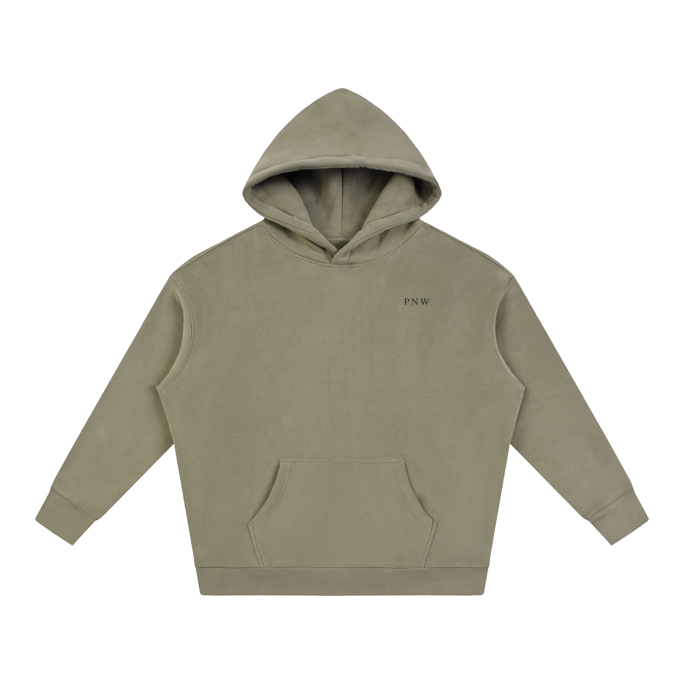 Overcast Coastline Hoodie — Vintage PNW Heavyweight Pullover