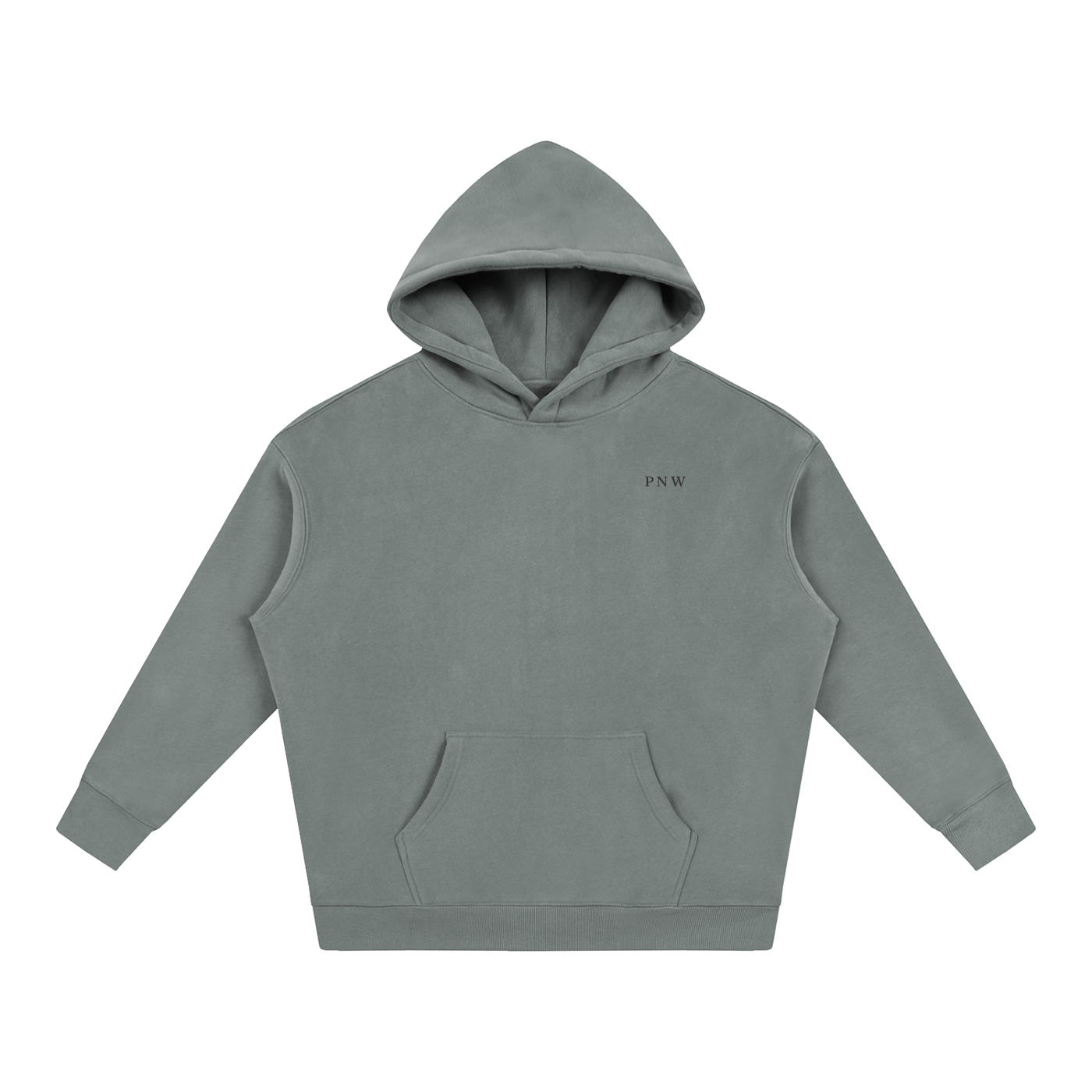 Overcast Coastline Hoodie — Vintage PNW Heavyweight Pullover