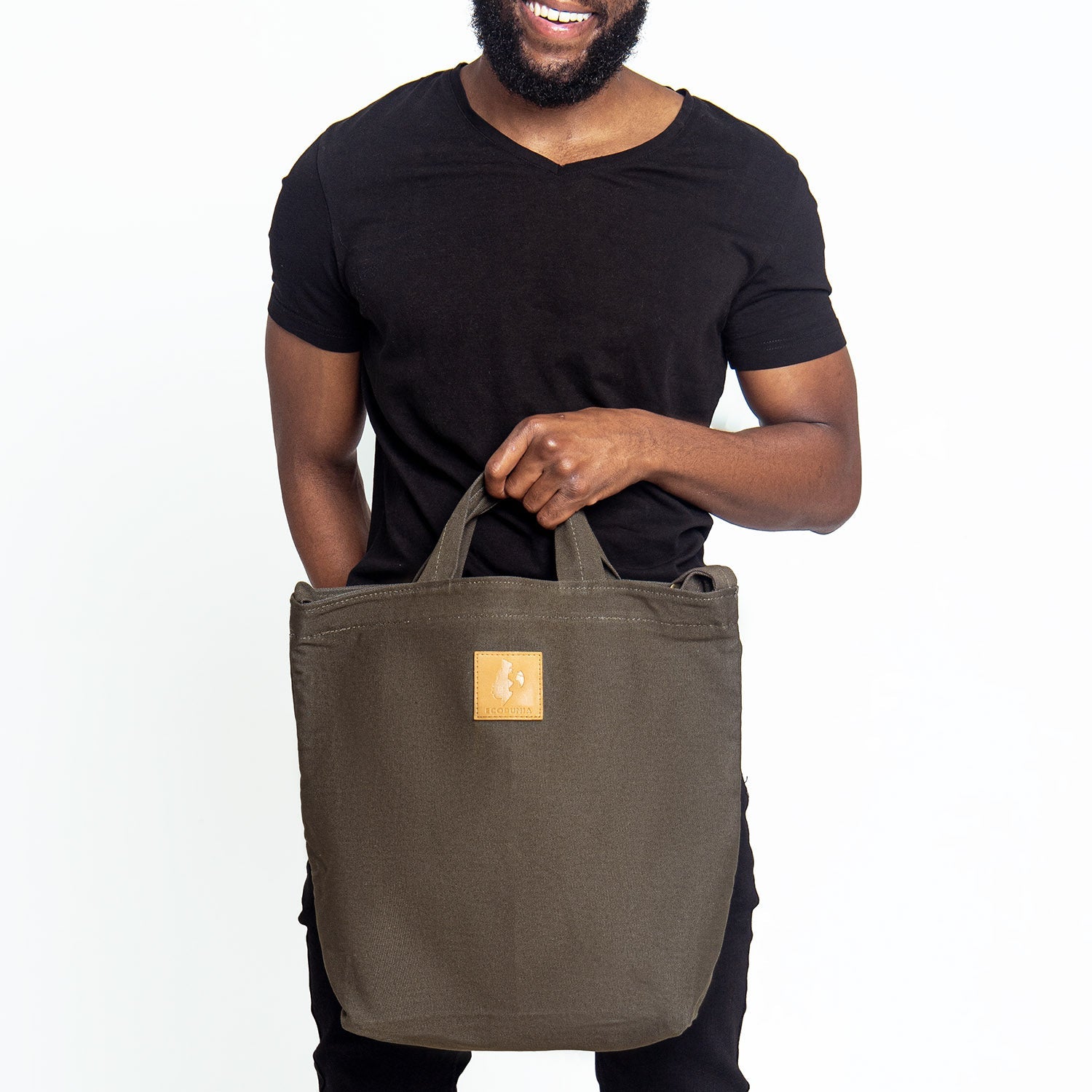 Canvas Carry-All Crossbody Bag for Men & Women | Amani