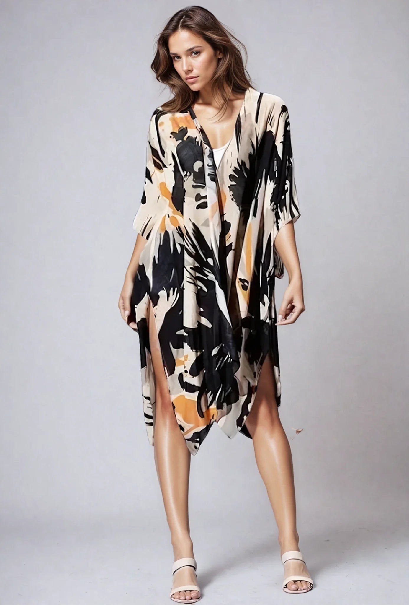 Ember Bloom Kimono