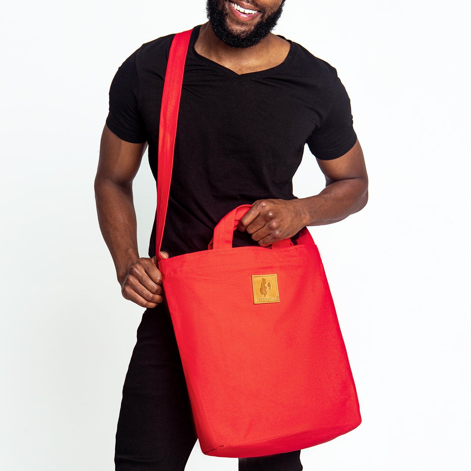 Canvas Carry-All Crossbody Bag for Men & Women | Amani