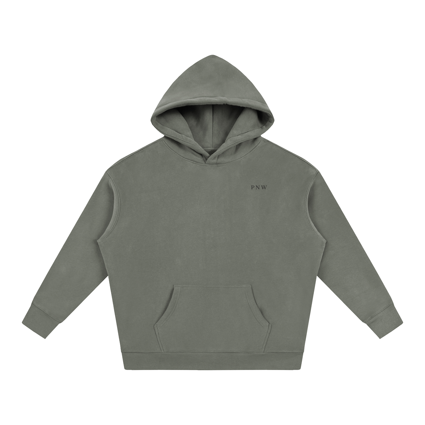 Overcast Coastline Hoodie — Vintage PNW Heavyweight Pullover